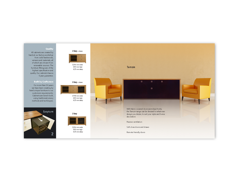 Audio-Cabinet range of audio and home entertainment cabinets and furniture brochure